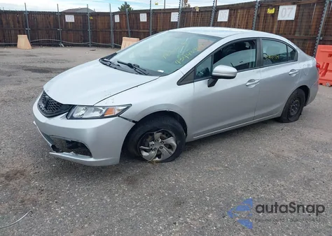 2014 Honda Civic Lx z USA, uszkodzony, nr VIN 19XFB2F54EE014596
